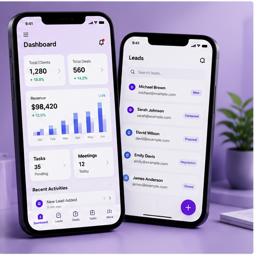 CRM ERP Mobile App
